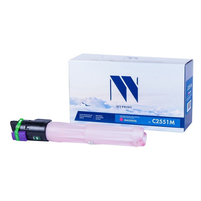 Тонер-картридж NVP совместимый NV-MP C2551 Magenta для Ricoh Aficio MP C2031/ C2051/ C2051AD/ C2501/ C2531/ C2551/ C2551AD (9500k)
