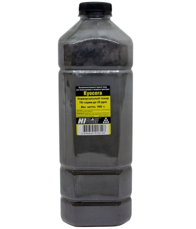 Тонер Hi-Black Универсальный для Kyocera TK-серии до 35 ppm, Bk, 900 г, канистра