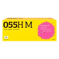 Лазерный картридж T2 TC-C055H M (i-SENSYS LBP653Cdw/LBP663Cdw/LBP664Cx/MF742Cdw/MF744Cdw/MF746Cx) для Canon, пурпурный, с чипом