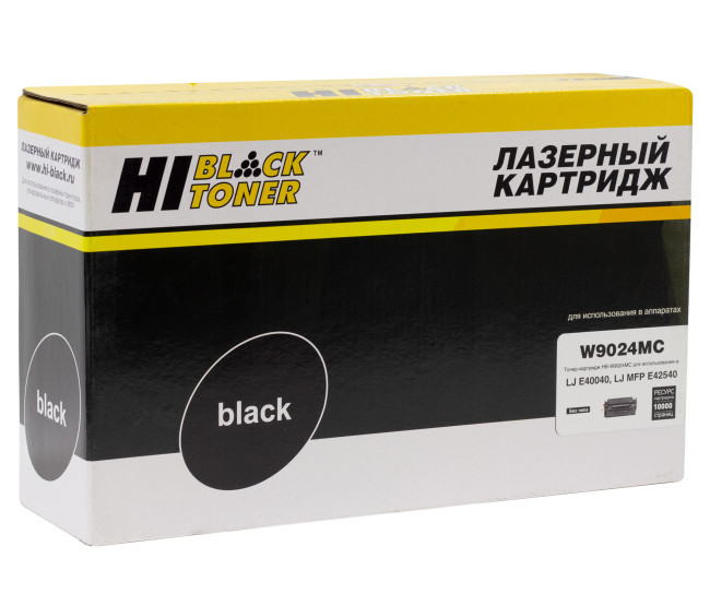 Тонер-картридж Hi-Black (HB-W9024MC) для HP LaserJet E40040/E42540, 10K, без чипа