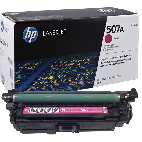Тонер-картридж HP 507A Magenta LaserJet Toner Cartridge