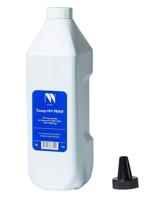 Тонер NVP для Kyocera TK-1150, TK-1160, TK-1170, TK-1200 (1кг), для Kyocera ECOSYS M2040, M2135, M2235, M2540, M2635, M2640, M2735, M2835, P2040, P2235, P2335 совместимый
