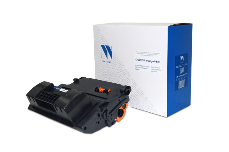 Картридж NVP совместимый NV-CF281X/NV-039H для HP LaserJet M605dn/ M605n/ M605x/ M606dn/ M606x/ M630dn/ M630f/ M630h/ Flow M630z/ M630h / Canon i-Sensys LBP351x/ 352x (25000k)