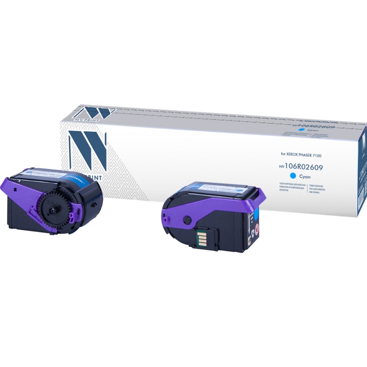 Картридж NVP совместимый NV-106R02609 Cyan для Xerox Phaser 7100 (9000k) (2шт)