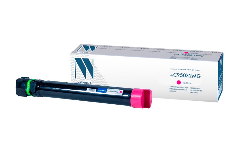 Картридж NVP совместимый Lexmark C950X2MG Magenta (ОГРАНИЧЕНИЕ ПО ПРОШИВКАМ) для C950de (22000k)