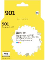 IC-H656 Картридж T2 №901 для HP Officejet J4524/J4535/J4580/J4624/J4660/J4680/4500 G510, цветной