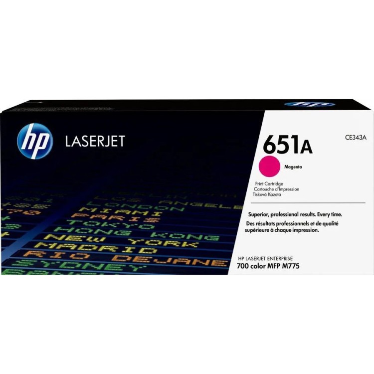 Тонер-картридж HP 651A Magenta LaserJet Print Cartridge