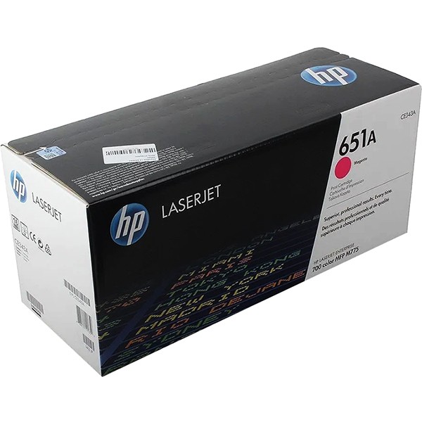 Тонер-картридж HP 651A Magenta LaserJet Print Cartridge