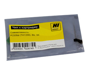 Чип Hi-Black к картриджу Kyocera Kyocera ECOSYS P2335d (TK-1200), Bk, 3K