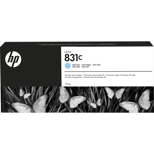 Картридж HP 831C 775ml Lt Cyn Latex Ink Cartridge