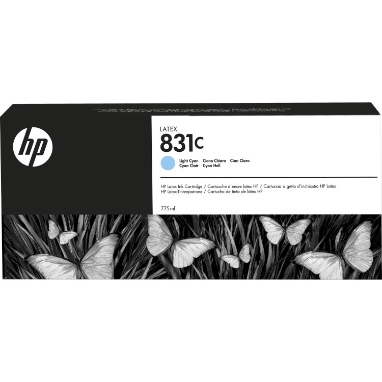 Картридж HP 831C 775ml Lt Cyn Latex Ink Cartridge