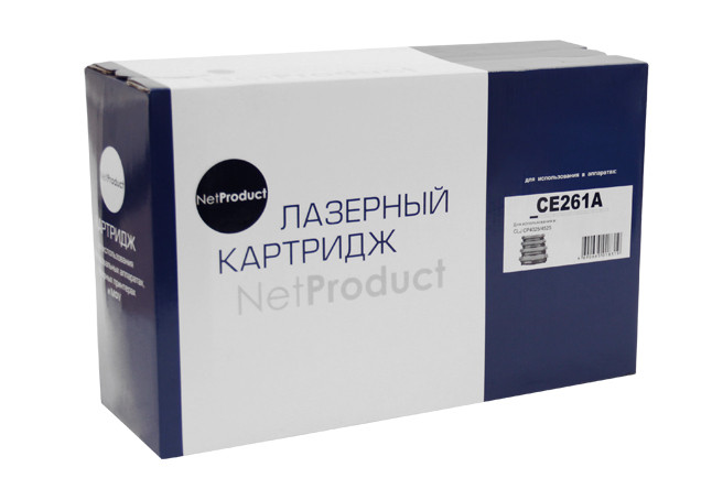 Картридж NetProduct (N-CE261A) для HP CLJ CP4025/4525, C, 11K