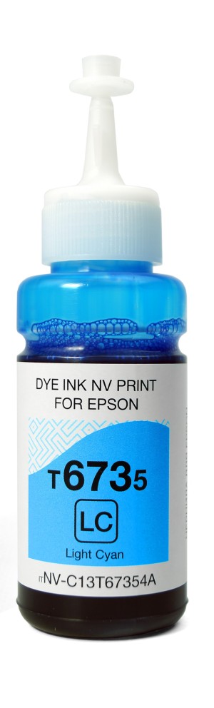 Чернила NV PRINT T6735 (C13T67354A) для Epson L800, L805, L810, L8158, L850, L1800  (70 ml) Light Cyan совместимые