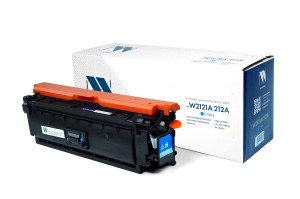 Картридж NVP совместимый NV-W2121A 212A Cyan для HP Color LaserJet M554/M555/M578 (4500k)