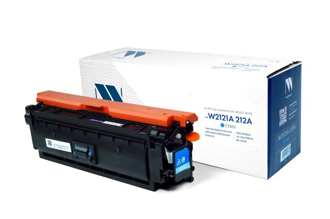 Картридж NVP совместимый NV-W2121A 212A Cyan для HP Color LaserJet M554/M555/M578 (4500k)
