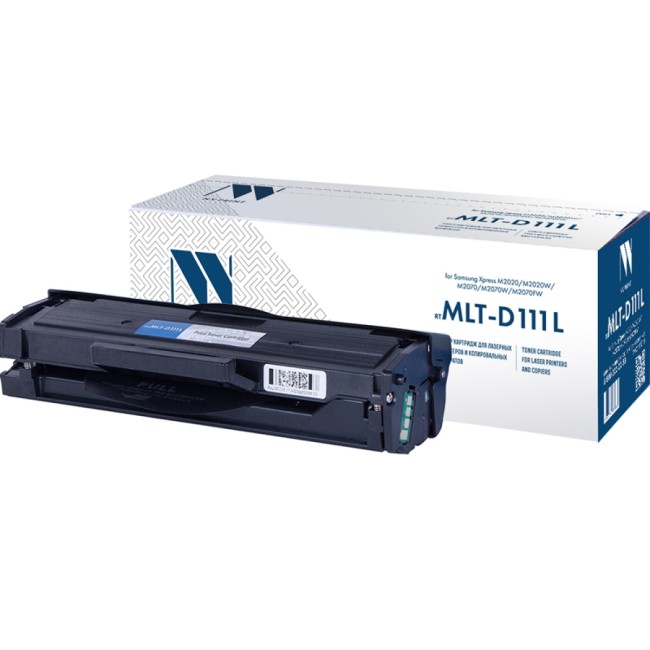 Картридж NVP совместимый NV-MLT-D111L для Samsung Xpress M2020/ M2020W/ M2021/ M2021W/ M2022/ M2022W/ M2070/ M2070F/ M2070FW/ M2070W/ M2071/ M2071F/ M2071FH/ M2071FW (1800k)