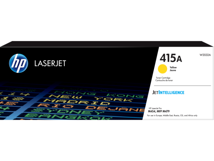 Тонер-картридж 415A  для HP LJ M454/MFP M479, 2,1К (O) желтый W2032A