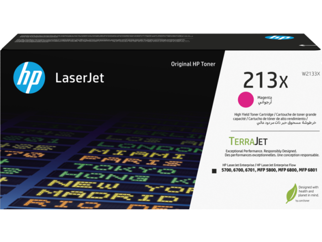 Тонер-картридж HP 213X Magenta High Yield Original LaserJet Toner Cartridge