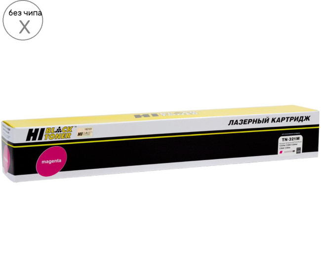 Тонер-картридж Hi-Black (HB-TN-321M) для Konica-Minolta bizhub C224/284/364, M, 25K