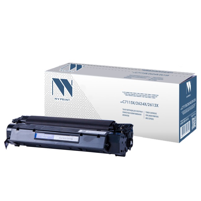 Картридж NVP совместимый NV-C7115X/2624X/2613X для HP LaserJet 1000/ 1000W/ 1005/ 1005W/ 1200/ 1200N/ 1200SE/ 1220/ 1220SE/ 3300/ 3300MFP/ 3310/ 3320/ 3320MFP/ 3320N/ 3320N MFP/ 3330/ 3330MFP/ 3380/ 3380MFP/ 1150/ 1300/1300N/ 1300Xi (3500k)