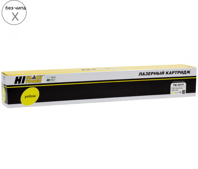 Тонер-картридж Hi-Black (HB-TN-321Y) для Konica-Minolta bizhub C224/284/364, Y, 25K