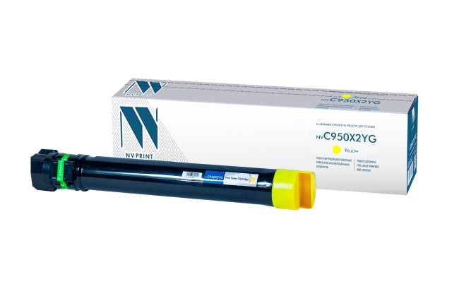 Картридж NVP совместимый Lexmark C950X2YG Yellow (ОГРАНИЧЕНИЕ ПО ПРОШИВКАМ) для C950de (22000k)