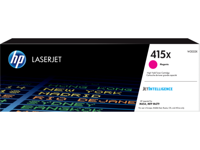 Тонер-картридж 415X для HP LJ M454/MFP M479, 6К (O) малиновый W2033X