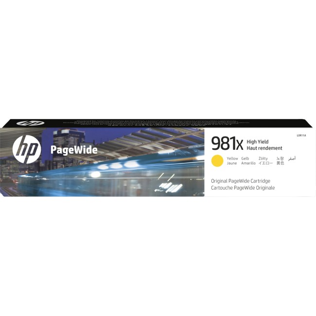 Картридж HP 981X Yellow Original PageWide Crtg