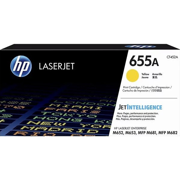 Тонер-картридж HP 655A Yellow Original LaserJet Toner Cartridge