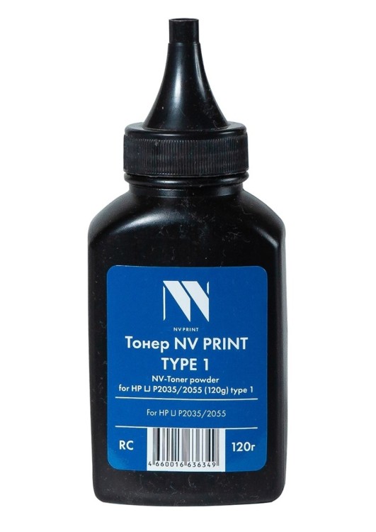Тонер NVP для HP P2035/2055/1010 (CE505A / CE505X) (120г) для HP LaserJet P2030, P2035, P2050,P2055; Canon (719) LBP 6650, 6680, 6300, 6310, MF 5840, 5880, 5940, 5980 Type1 совместимый