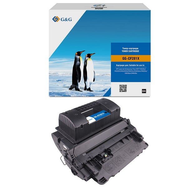 Картридж G&G 81X для HP LJ M605/M606/M630 (25 000 стр) (замена CF281X)