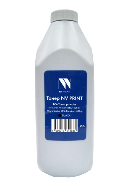 Тонер + девелопер NVP для Xerox Phaser 6510, 6280, WorkCenter 6515 Premium (500г) Black совместимый