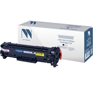 Картридж NVP совместимый NV-CE410X/CC530A/NV-718 Black универсальные для HP/Canon Color LaserJet 300 MFP M375nw/ 400 MFP M475dn/ 400 MFP M475dw/ 300 M351a/ 400 M451dn/ 400 M451dw/ 400 M451nw/ CP2024/ CP2024n/ CP2024dn/ CP2025/ CP2025n/ CP2025dn/ CP2026/ C