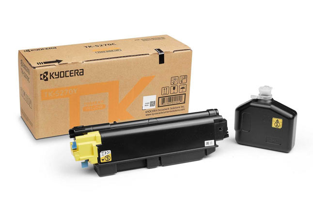 Тонер-картридж TK-5270Y Kyocera P6230cdn/M6230cidn/M6630c, 6К (О) жёлтый 1T02TVANL0