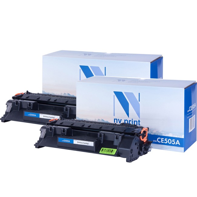 Картридж NVP совместимый NV-CE505A-SET2 для HP P2035/ P2035n/ P2055/ P2055d/ P2055dn/ P2055d (2300k) (2 шт)