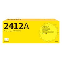 Лазерный картридж T2 TC-HW2412A (Color LaserJet Pro M182n/M183fw) для HP, желтый, с чипом