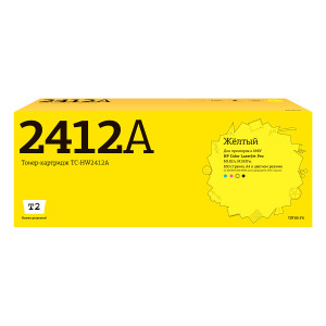 Лазерный картридж T2 TC-HW2412A (Color LaserJet Pro M182n/M183fw) для HP, желтый, с чипом