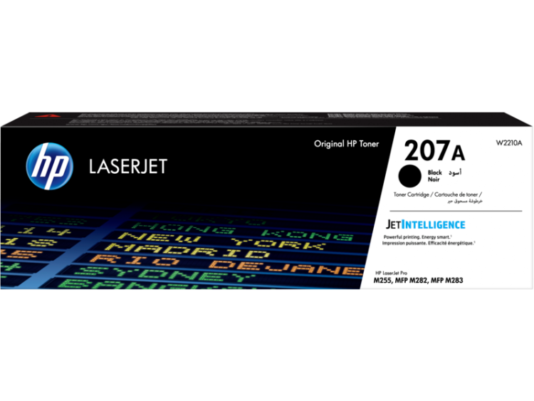 Картридж лазерный HP 207A для HP M255/MFP M282/M283 1,35К (О) черный W2210A