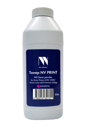 Тонер + девелопер NVP для Xerox Phaser 6510, 6280, WorkCenter 6515 Premium (250г) Magenta совместимый