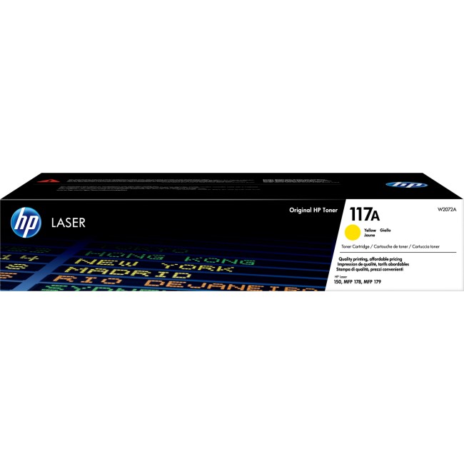 Тонер-картридж HP 117A Yellow Original Laser Toner Cartridge