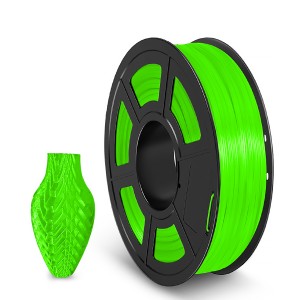 Филамент NVPRINT TPU Trans. Green для 3D печати диаметр 1.75мм  длина 165 метров  масса 0,5 кг