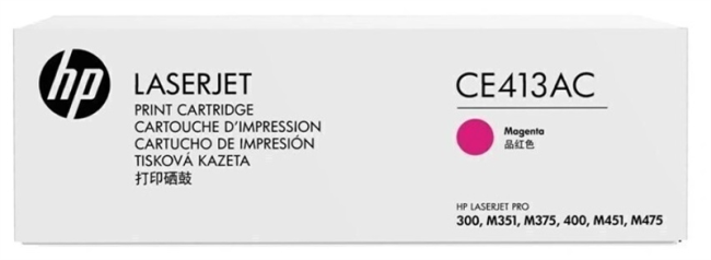 Cartridge HP 305A для CLJ Color M351/M451/MFP M375/MFP M475, пурпурный (2600 стр.) (белая упаковка)