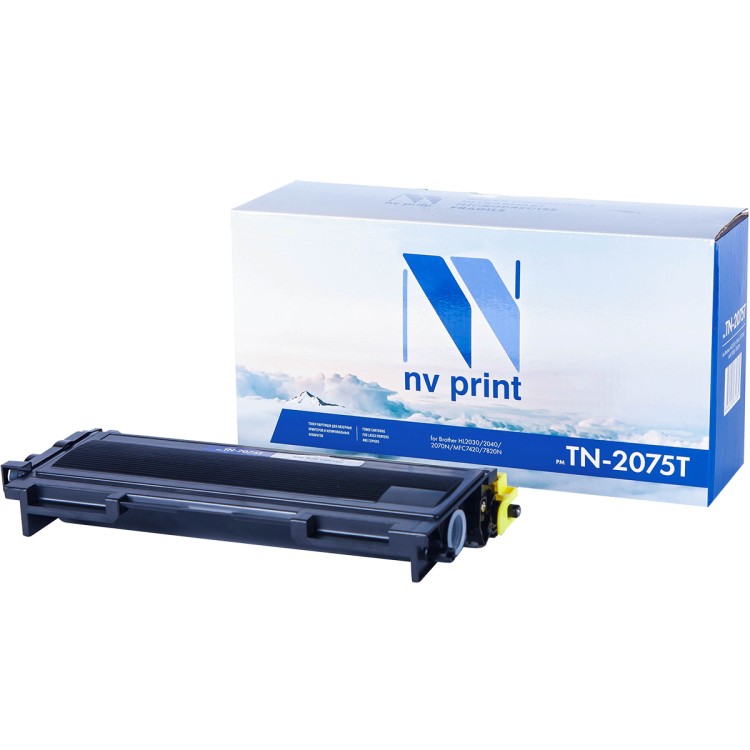 Картридж NVP совместимый NV-TN-2075T для Brother HL-2030R/ HL-2040R/ HL-2070NR/ DCP-7010R/ DCP-7025R/ MFC-7420R/ MFC-7820NR/ FAX-2920R (2500k)