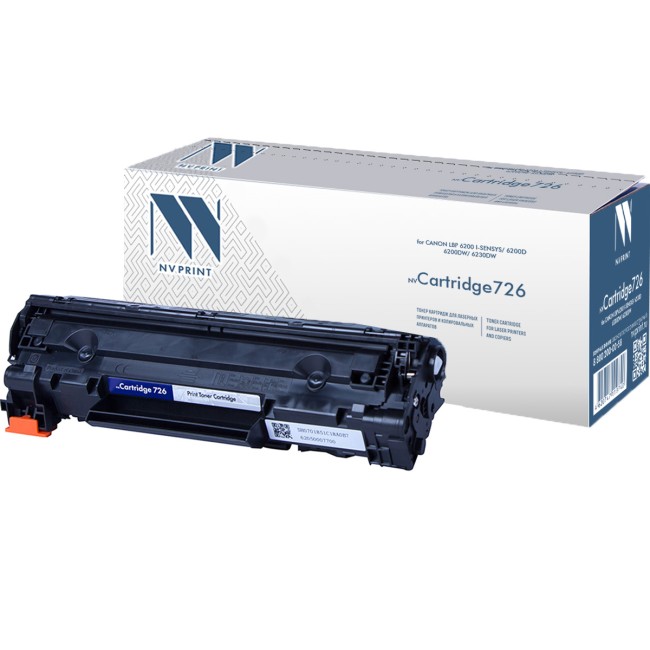Картридж NVP совместимый NV-726 для Canon LBP 6200 i-Sensys/ 6200d/ 6200dw/ 6230dw (2100k)