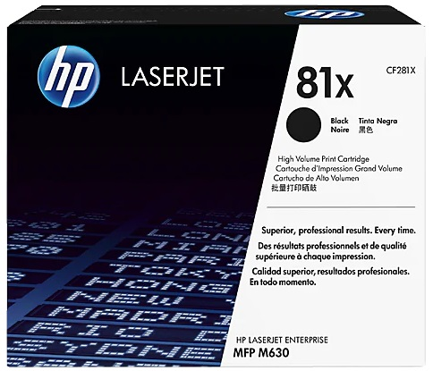 Cartridge HP 81X для LJ M605/M606/M630 (25 000 стр) (белая упаковка)