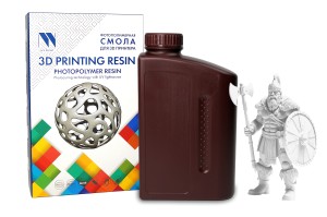 Фотополимерная смола NVPRINT PA Like Resin White для 3D печати 1 кг (бут)