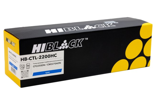 Картридж Hi-Black (HB-CTL-2200HC) для Pantum CP2250DN/CM2270ADN, C, 3,5K