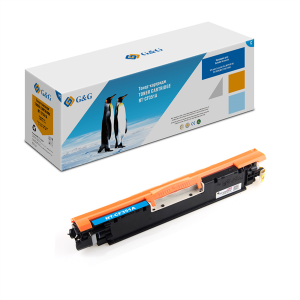 Картридж Cartridge G&G 130A для HP CLJ Pro M176/M177, with chip (1 000), голубой (замена CF351A)