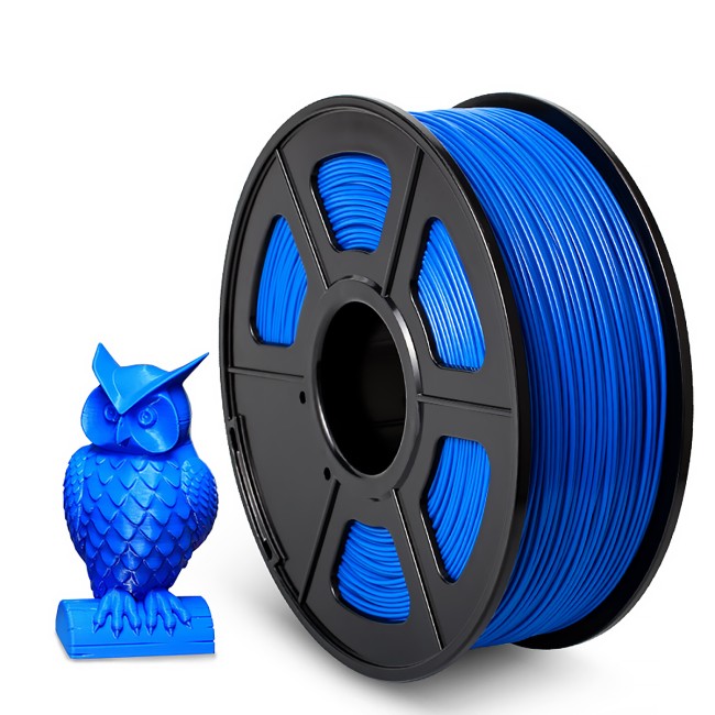 Филамент NVPRINT ABS Blue для 3D печати диаметр 1.75мм  длина 330 метров  масса 1 кг