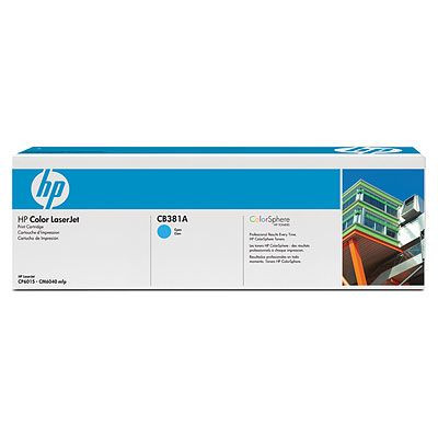 Cartridge HP 824A для CLJ CP6015/CM6030/CM6040, голубой (21 000 стр.)